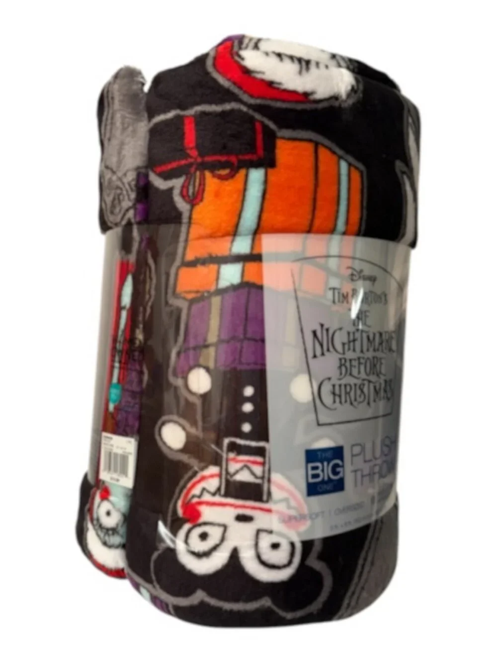 The Big One Nightmare Before Christmas Holiday Oversized Plush Throw 60